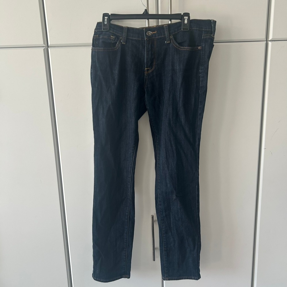 Lucky Brand Charlie Skinny Jeans Womens 12/31 Dark‎ Indigo RIN Wash 7WP1177